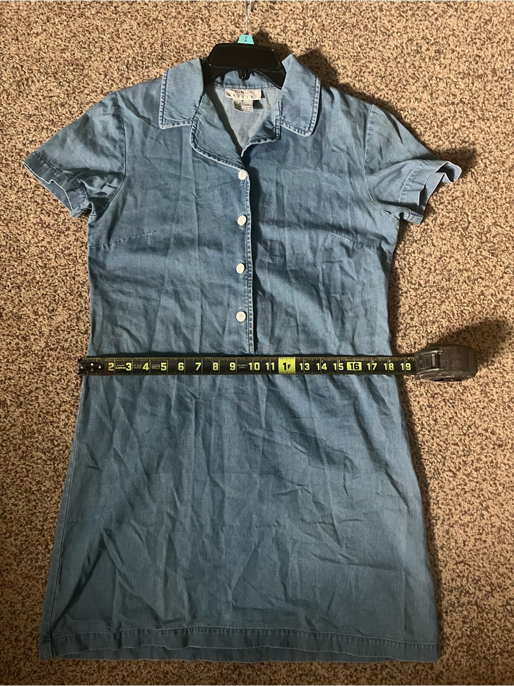 Talbots Light Blue Denim Mini Dress - Picture 7 of 10